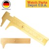 Grobet 80mm Brass Sliding Gauge Pocket Caliper 3 1/4" Inch