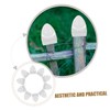 MERRYHAPY 20pcs Pyramid Post Caps for Fence and Guardrail Versatile