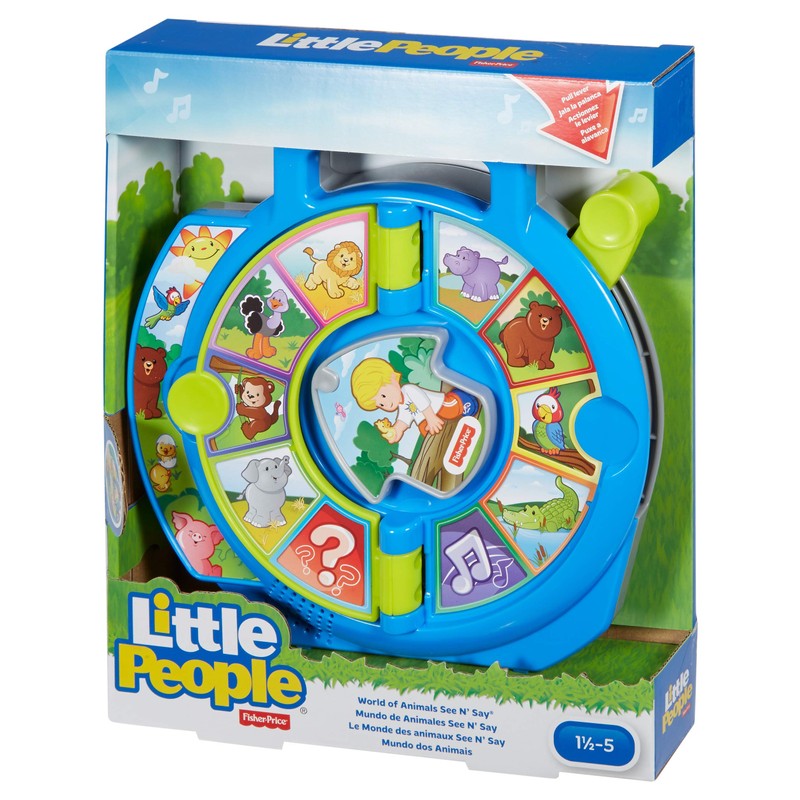 Fisher-Price Little People Toddler Learning Toy World of Animals See