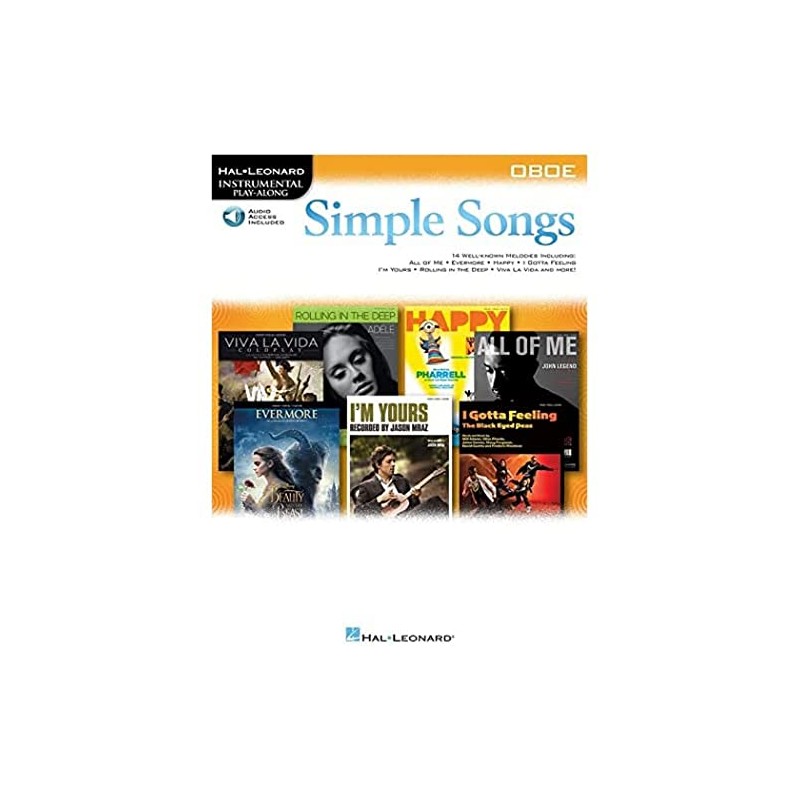 Simple Songs: Oboe (Hal Leonard Instrumental Play-Along) (Includes Online Access