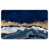 Super Absorbent Diatomaceous Earth Stone Bath Mat,Blue marble Quick-Drying Bathroom
