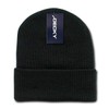 DECKY Acrylic Knit Cap, Black