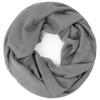 Gloop 01122-01123-P Women's Elegant Plain Loop Scarf, Tube Scarf, Plain