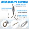 Sagging Hooks Snagging Weighted Treble Hooks,5pcs Weighted Treble Fishing Hook