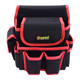 Tool Belt, Tools Belt Pouch with 6 Pockets, Portable Tool Waist Bag, Adjustable Buckle Tool Holster Belt Apron for Garden Home Shear, Wrench, Hammer, Screwdriver