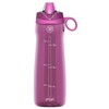Pogo Tritan Water Bottle with Soft Straw, Fuchsia, 32 Oz.