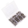 200PCS Hex Bolts Screw 304 Stainless Steel Anti Oxidation Metric