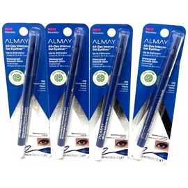 (4) Almay All-Day Intense Gel Eyeliner Sealed 0.045 oz 120 - Nocturnal Navy