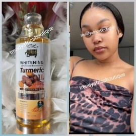 trendy Glitzluxury Whitening Tumeric Oil. Anti Dark Spots, Anti Aging Spf50. 300ml X 1