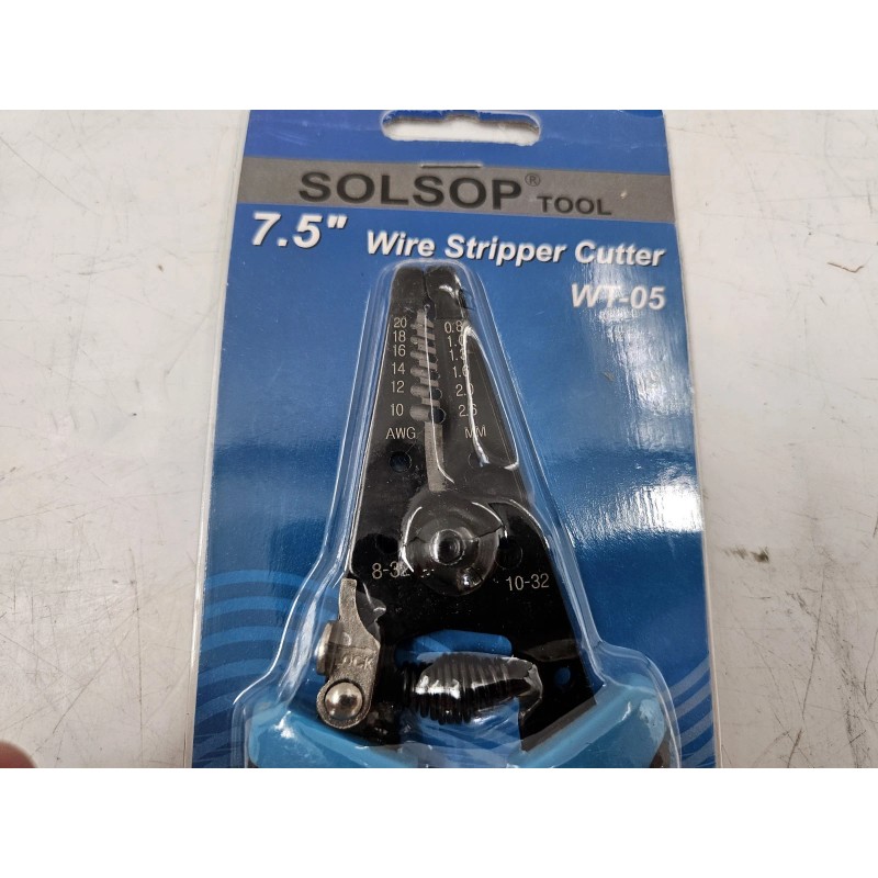 Pittsburgh 7.5" Wire Stripper Cutter WT-05 for 10 to 20