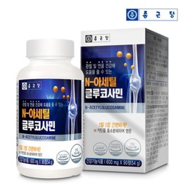 Darby Shop Chong Kun Dang Glucosamine 90 tablets N Acetyl Glucosamine Chong Kun Dang N Acetyl Glucosamine Chong Kun Dang N Acetyl Glucosamine, 1 unit, 0.6g / 다비샵 종근당 글루코사민 90정 N아세틸글루코사민 종근당엔아세틸글루코사민 종근당n아세틸글루코사민, 1개, 0.6g