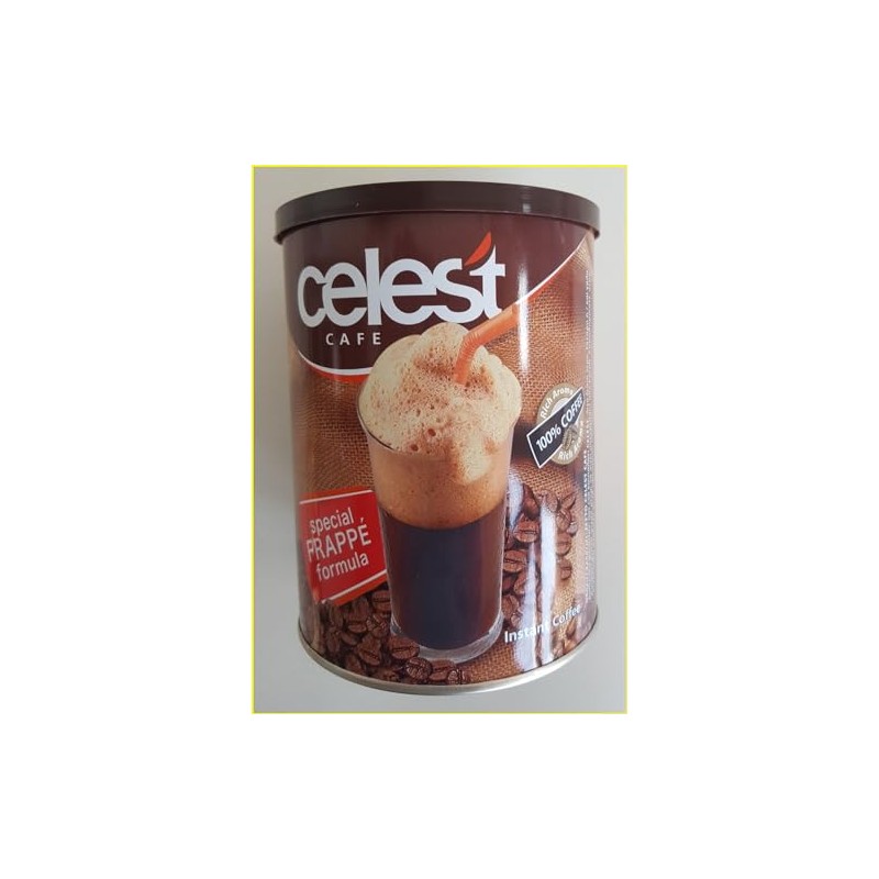 Instant Coffee Hot / Cold Cyprus Greek Frappe CELEST with