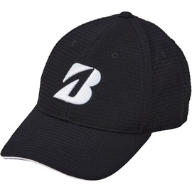 Bridgestone Golf CPS25C Men's Cap Cool Vital Round Dish Cap, BK, Free size