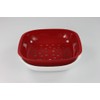 TUPPERWARE Allegra Basket Strainer 1,33 L Bowl Server white red