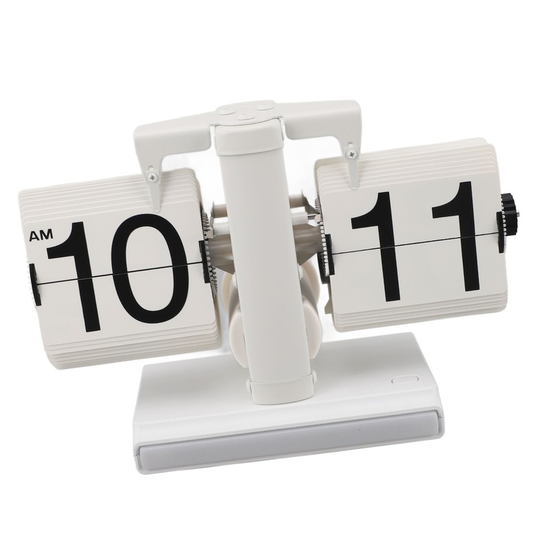 Retro Digital Flip Down Clock Battery Powered Flip Desk Clock
