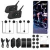 Motorcycle Intercom Bluetooth Headsets 1200m up to 6 Riders, DSP