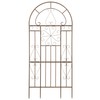 Deer Park Ironworks Kaleidoscope Trellis, Large, Natural Patina