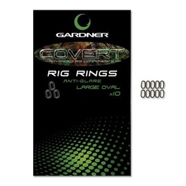 GARDNER TACKLE COVERT RIG RINGS OVAL ANTI GLARE