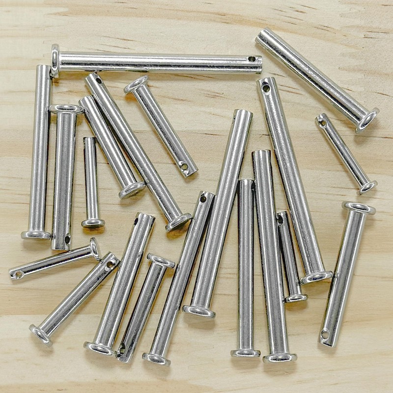 20 PCS 304 Stainless Steel Single Hole Clevis Pins,M4 M5