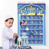 DPKOW Ramadan Advent Calendar 30 Pockets, Linen Fabric Ramadan Hanging