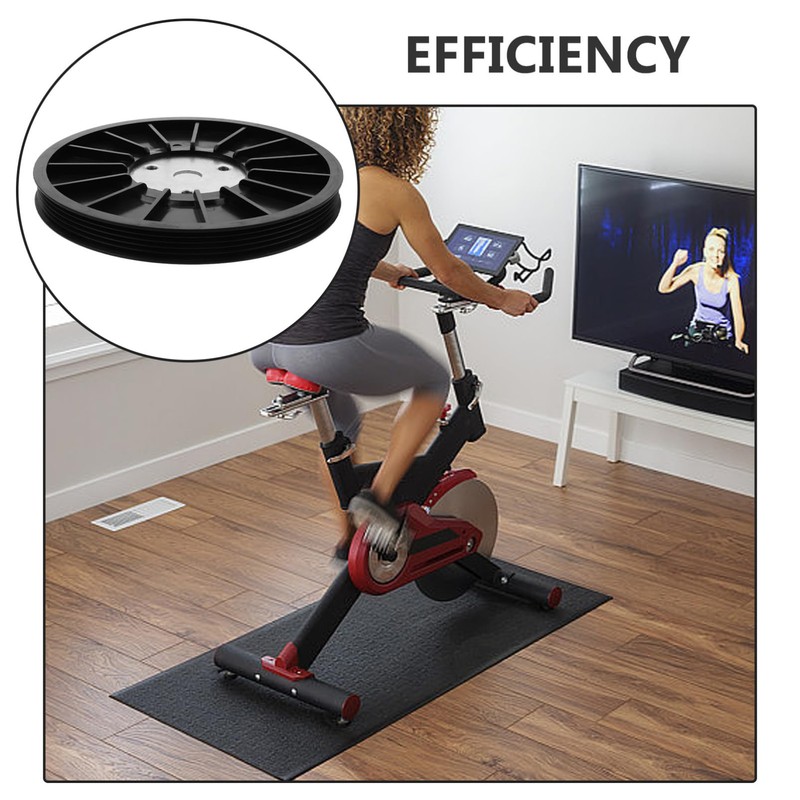 Outanaya Indoor Exercise Bike Belt Pulley Dynamic Cycling Belt Wheel