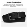 Coach Wide Reversible Belt, Black/Mahogany, One Size
