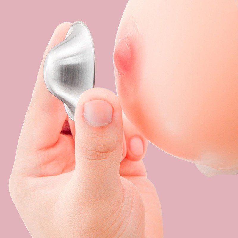 Silver Nursing Cup Pure Silver Breastfeeding Nipple Protectors Nipple Covers