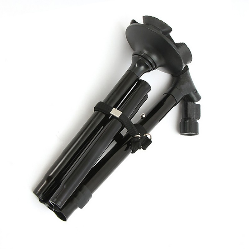 Foldable Walking Cane Adjustable Aluminum Alloy Walking Stick with 6