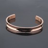 WUSUANED Hair Tie Bracelet Stainless Steel Grooved Cuff Bangle Gift