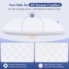 SofGlowly Ultra Thin Flat Pillows for Sleeping, Cooling Memory Foam