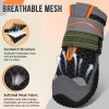 Lukovee Dog Booties, Breathable Dog Shoes for Large Medium Small