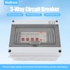 IP65 Electrical Distribution Box 63A RCD with 3 MCBs 6A