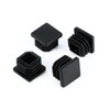 1.5 Inch (38 mm) Square Plastic Plugs Tubing End Caps