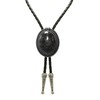 Moranse Bolo Tie Natural Colors Stone Western Celtic Style Genuine