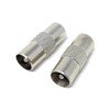 DRUT 1pcs. Male to Male TV Aerial Coaxial Coupler, RF