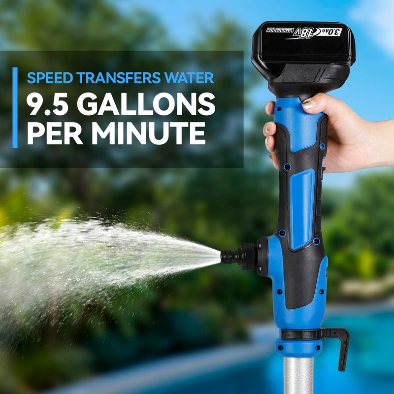 Cordless Stick Water Transfer Pump (Tool Only), Compatible with Makita