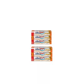 Aquafresh Extreme Clean Whitening Action Fluoride Toothpaste, 5.6 Oz,  Pack Of 6