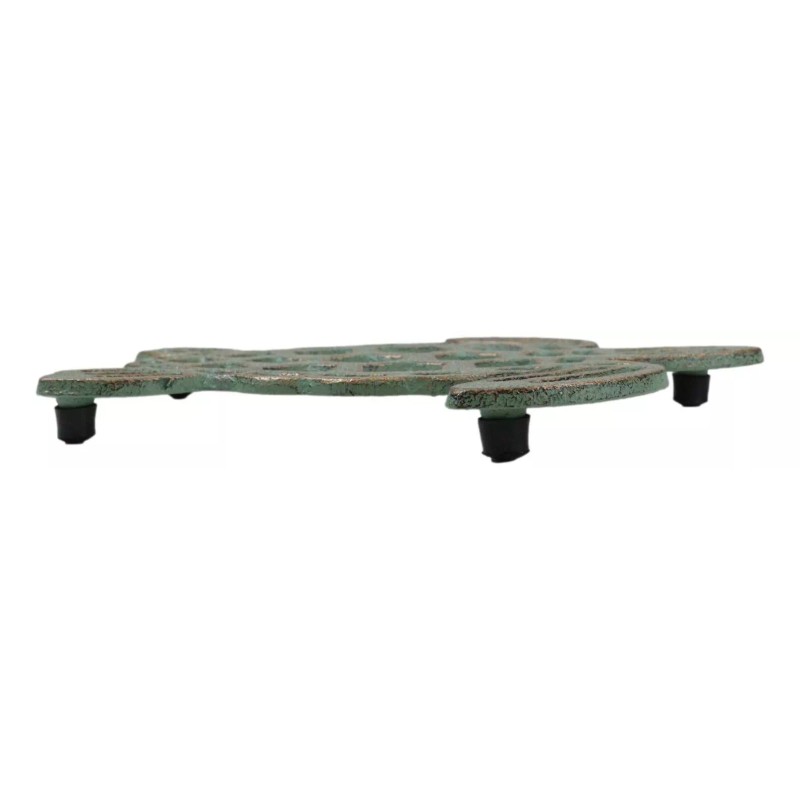 Ebros Gift Nautical Marine Verdigris Giant Sea Turtle Rustic Cast