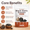 Fermented Black Garlic Extract, Natural Black Garlic Capsules, Odorless Garlic