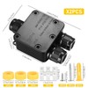 Junction Box Waterproof IP68, Pack of 2 Outdoor Junction Boxes,