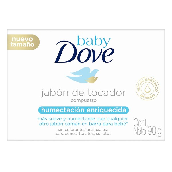 Jabón en Barra Baby Dove Humectación Enriquecida 90 g