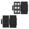 JJC 36 Slots Large Capacity Memory Card Case 12 SD