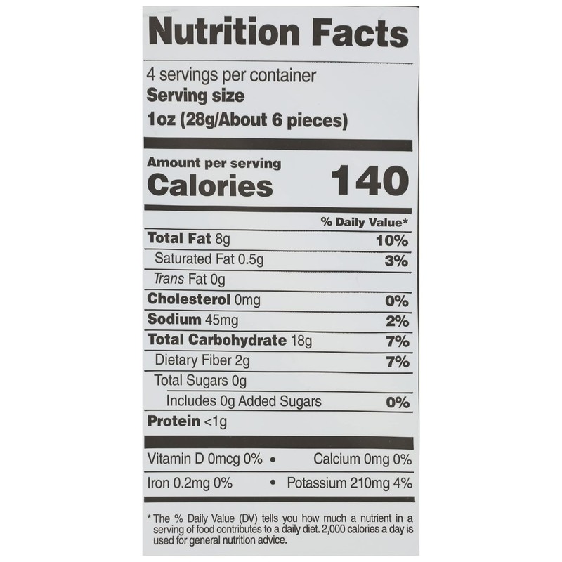 Inka Sea Salt Flavored Tostones Chips, Gluten Free, Non GMO,