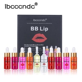 BB 입술 앰플 세럼 스타터 세트 케어 반영구 틴티드 보습 글로스 글로우 피그먼트 지속적인 BB Lip Ampoule Serum Starter Set Care Semi-Permanent Tinted Moisture Gloss Glow Pigment Long-Lasting [bb lips set]