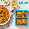 Walfos 1-Cup Silicone Freezer Molds with Lid, 4 Packs Soup