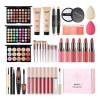 Kit Maquillaje Completo 134 Piezas Bablabear Labios Ojos Rostro Cejas