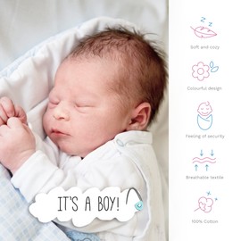 Baby Swaddling Blanket 0-3 Months Design 29
