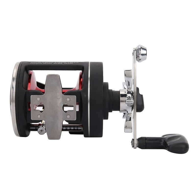 Metal Fishing Reel Wheel with Line Counter for Trolling Salt