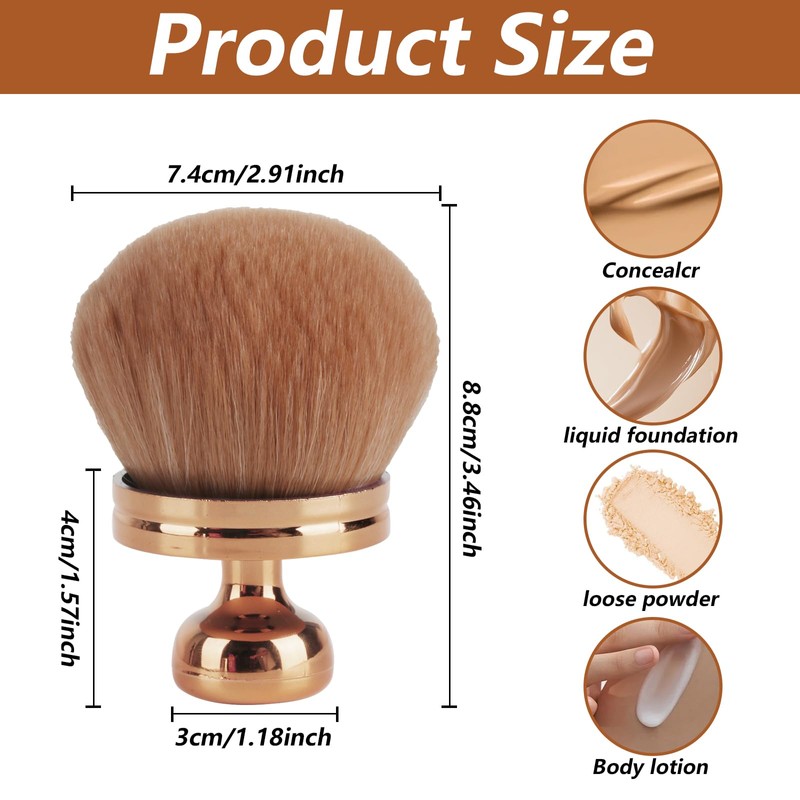 Extra Large Body Makeup Brush, Large Self Tanning Brush for