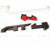 Auto 4PCS Grill Door Rear Gloss Black AT4 OVERLAY Emblems